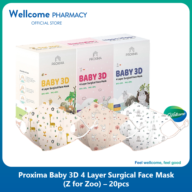 Proxima 4ply Baby 3D Mask - 20s
