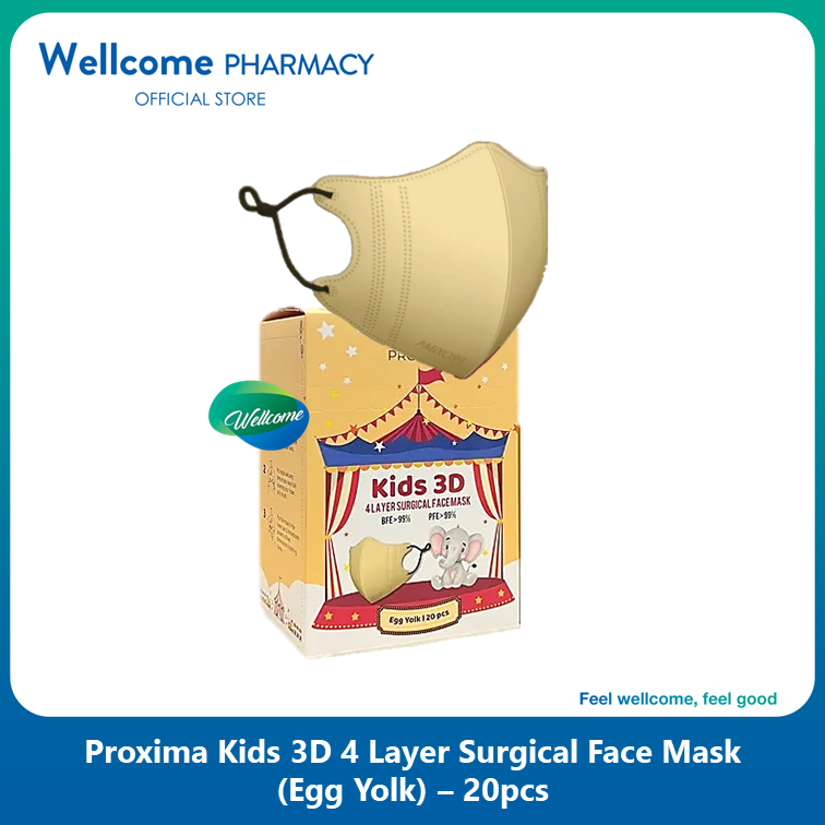 Proxima 4ply Kids 3D Mask Eye Yolk - 20s