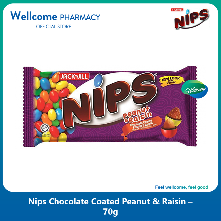 Nips Peanut & Raisin - 70g