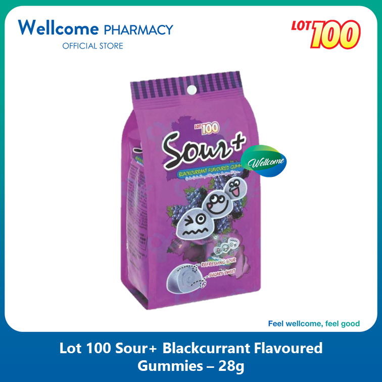 Sour+ Gummy Blackcurrant - 28g