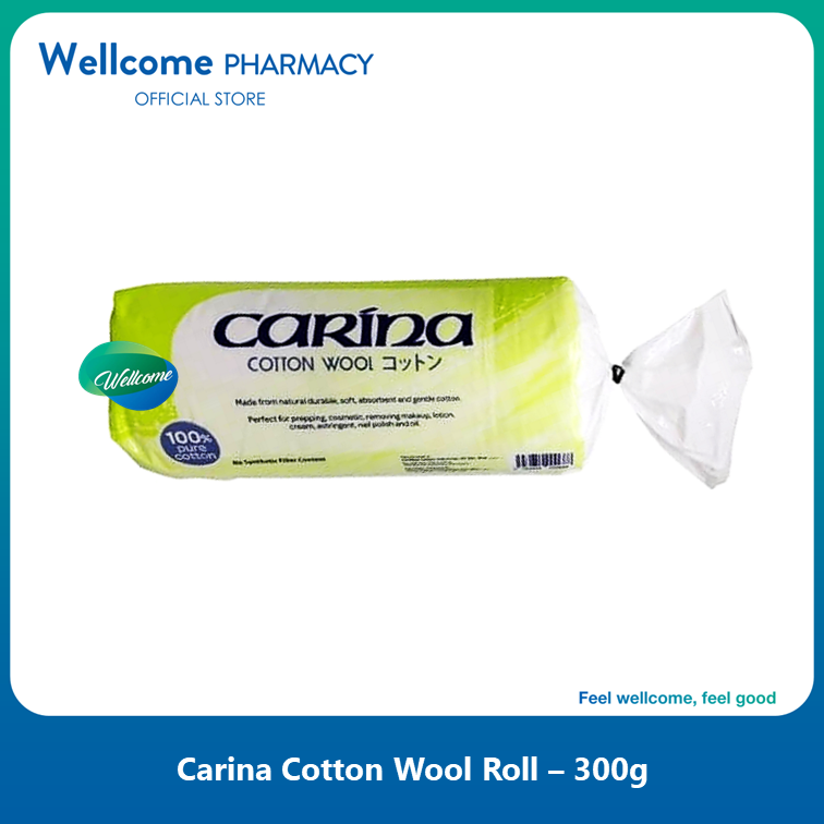 Carina Cotton Wool Rolls - 300g