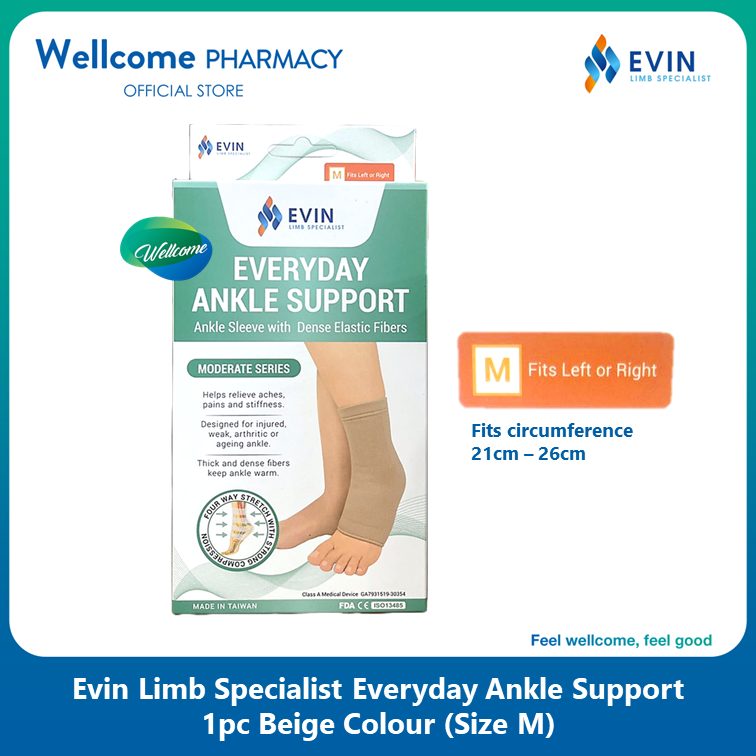 Evin Everyday Ankle Support Size M