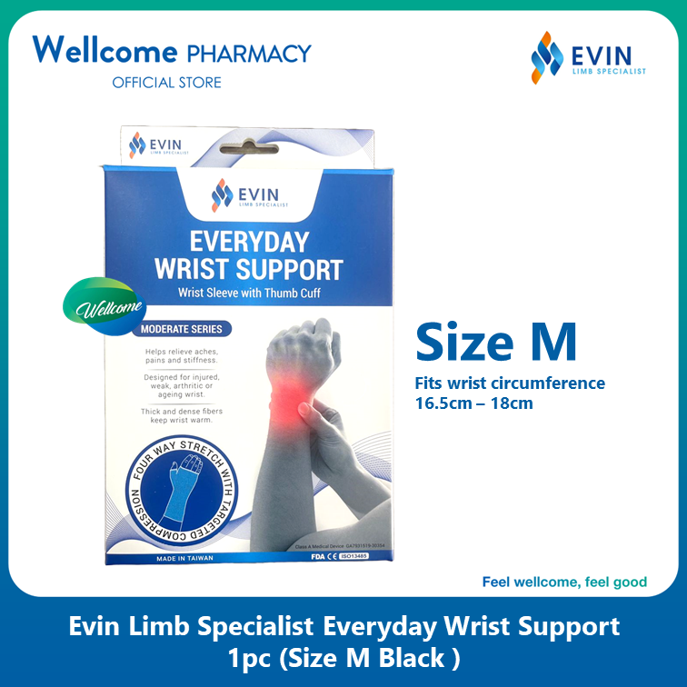Evin Everyday Wrist Support Size M