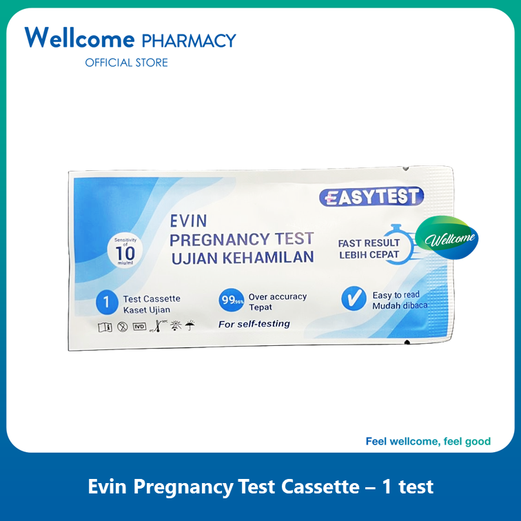 Evin Pregnancy Test Cassette - 1s