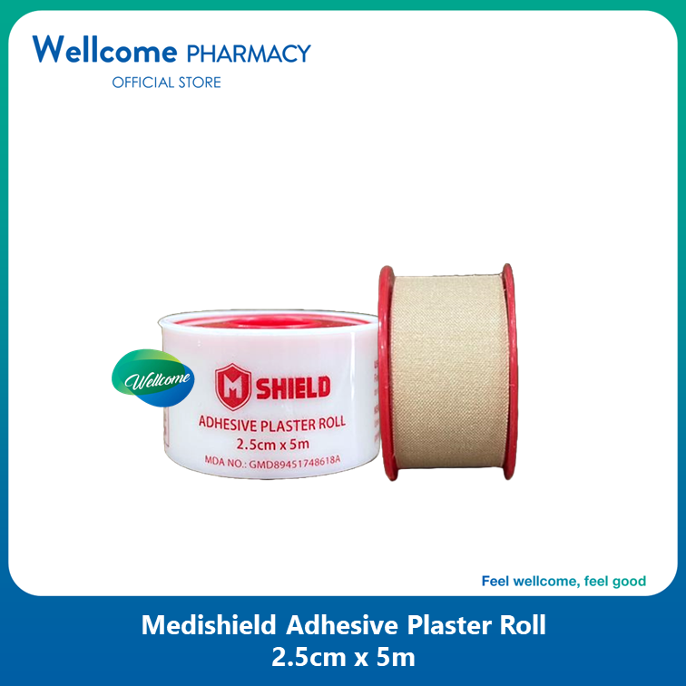 Medishield Roll Plaster 2.5cm x 5m