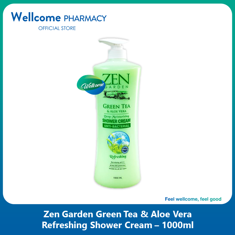 Zen Garden Shower Cream Green Tea - 1000ml
