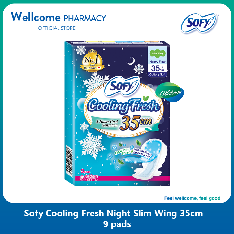 Sofy Cooling Night Slim 35cm - 9s