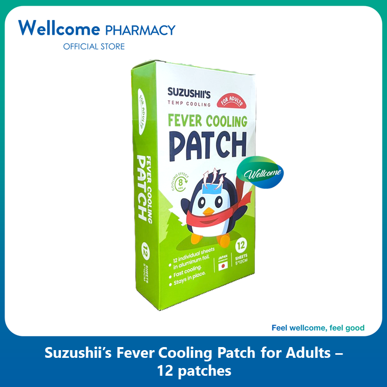 Suzushii's Adults Fever Cooling Patch - 12s