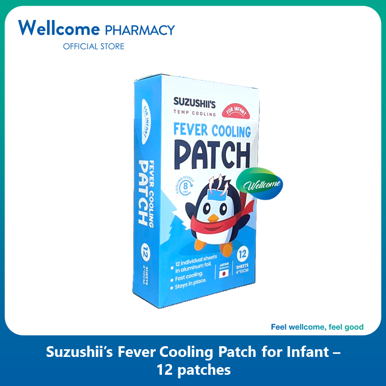 Suzushii's Infant Fever Cooling Patch - 12s
