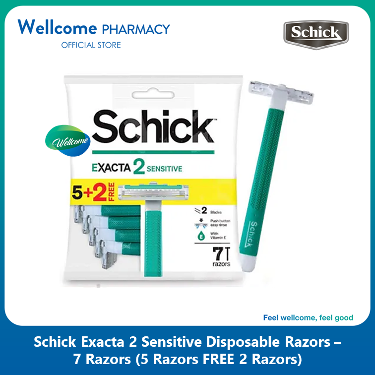 Schick Exacta 2 Sensitive - 5s+2s