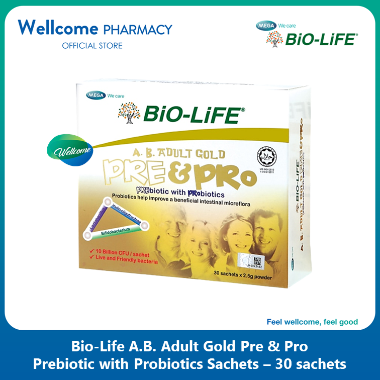 Bio-Life A.B Adult Gold Pre & Pro Powder - 30s (Single)