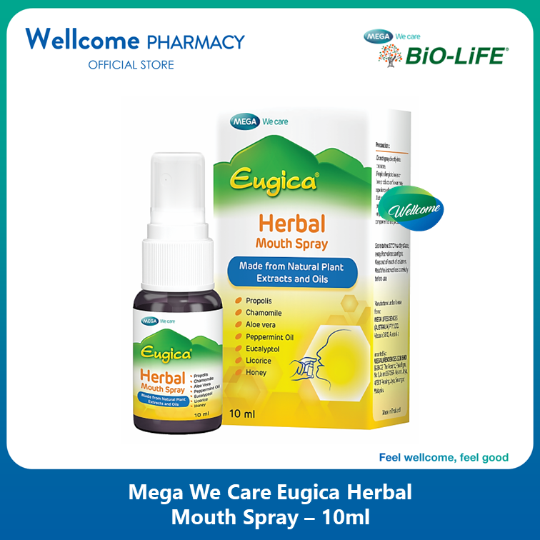 Bio-Life Mega Eugica Herbal Mouth Spray - 10ml