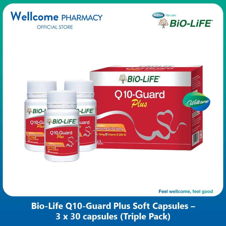 Bio-Life Q10 Guard Plus 150mg - 3 x 30s