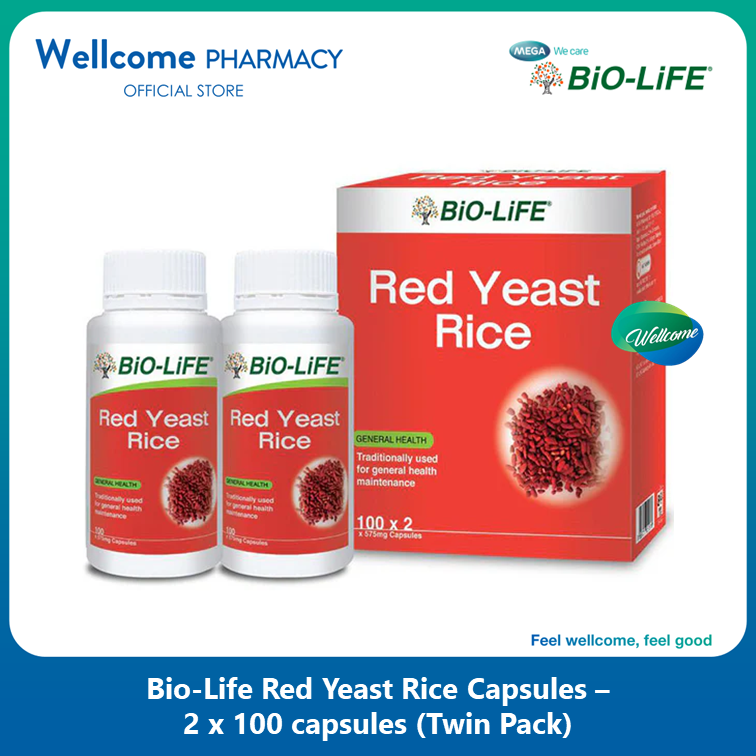 Bio-Life Red Yeast Rice - 2 x 100s