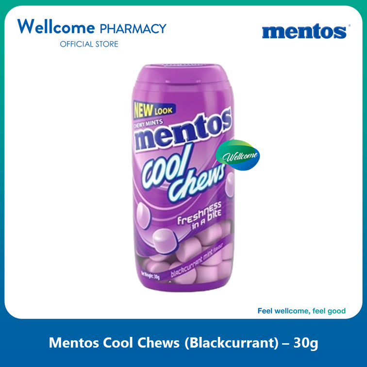Mentos Cool Chews Blackcurrant - 30g