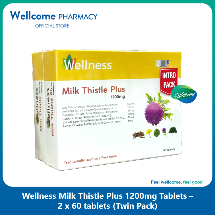 Wellness Milk Thistle Plus Tablet - 2 x 60s