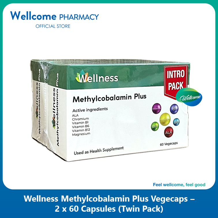 Wellness Methycobalamin Plus - 2 x 60s