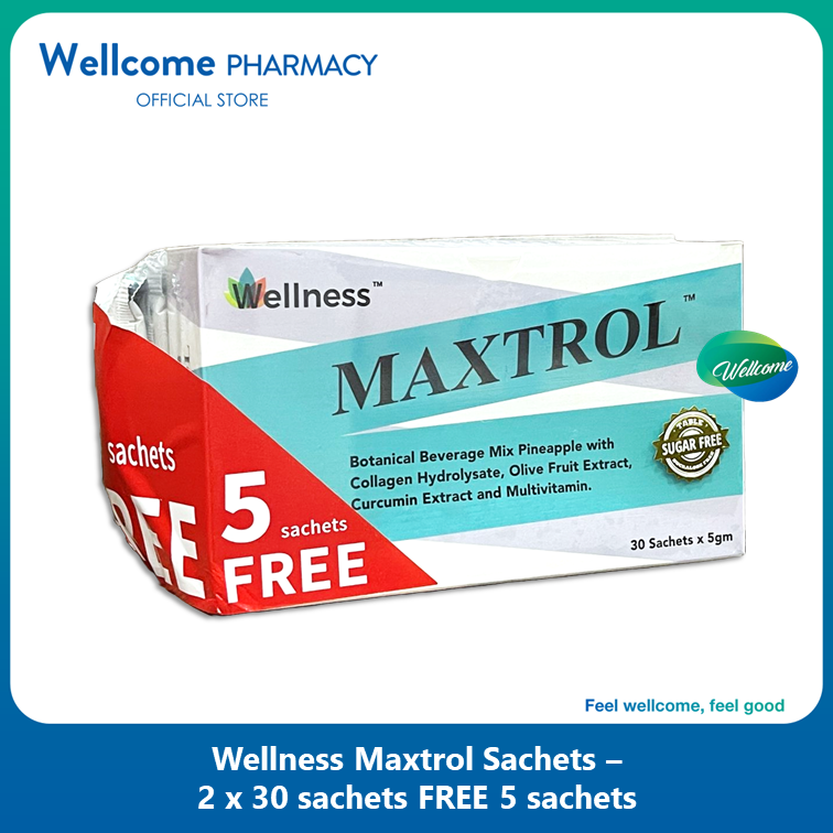 Wellness Maxtrol Sachet 5g - 2 x 30s + 5s