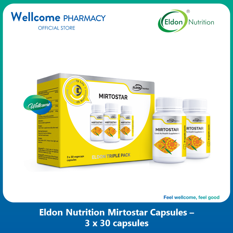 Eldon Nutrition Mirtostar Capsule - 3 x 30s