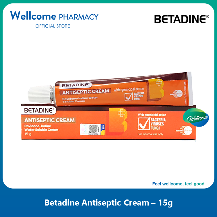 Betadine Antiseptic Cream - 15g