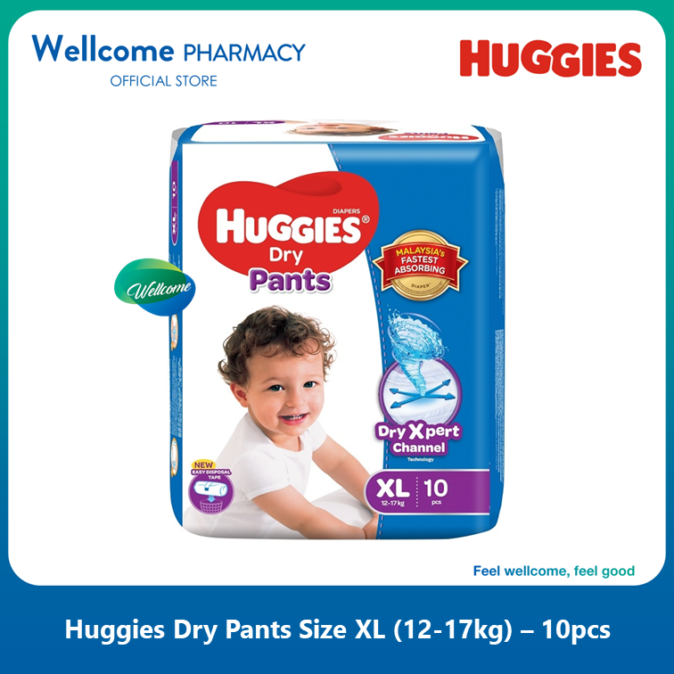 Huggies Dry Pants Reg XL - 10s