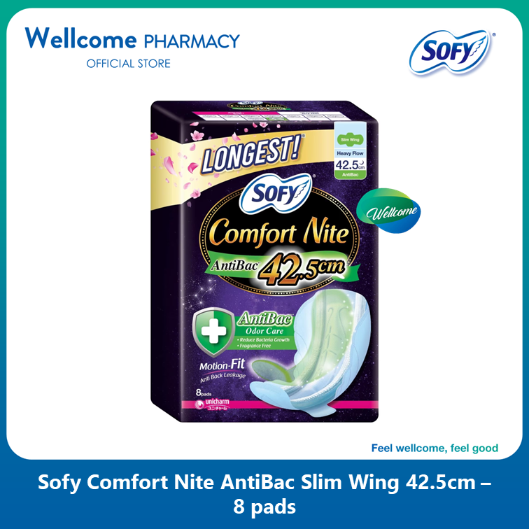 Sofy Comfort Nite AntiBac 42.5cm - 8s