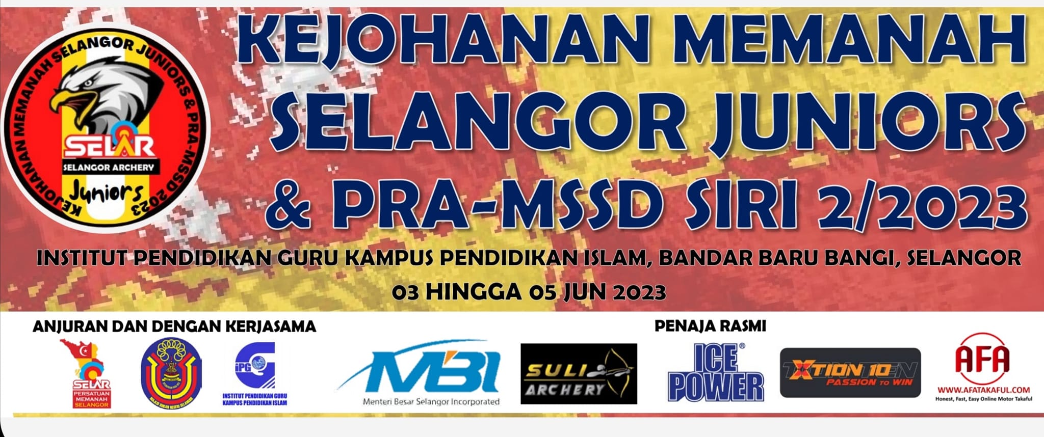 DAY 3 = KEJOHANAN MEMANAH SELANGOR JUNIOR dan PRA-MSSD SELANGOR 2023