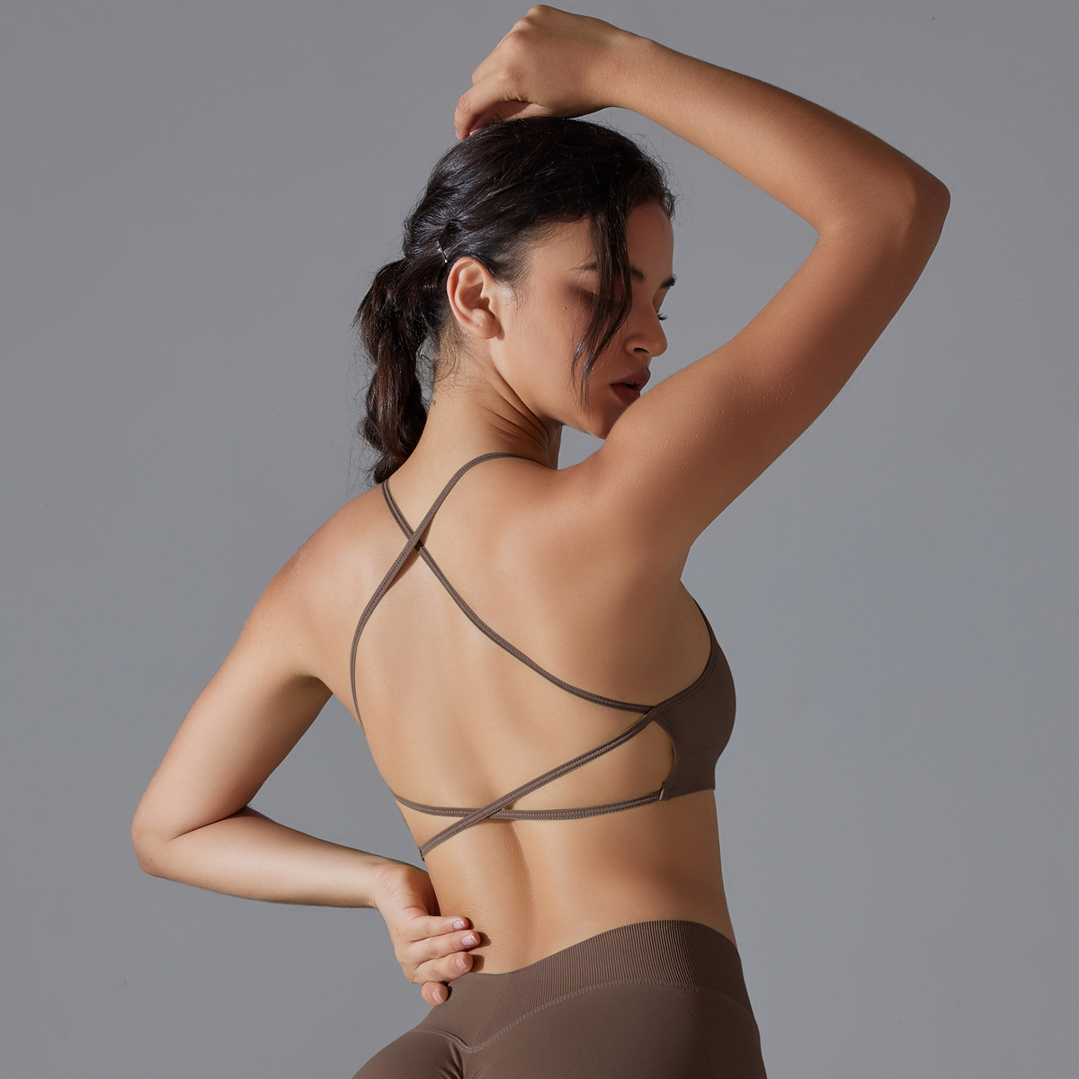 SKU-05-6664 Bra-Brown