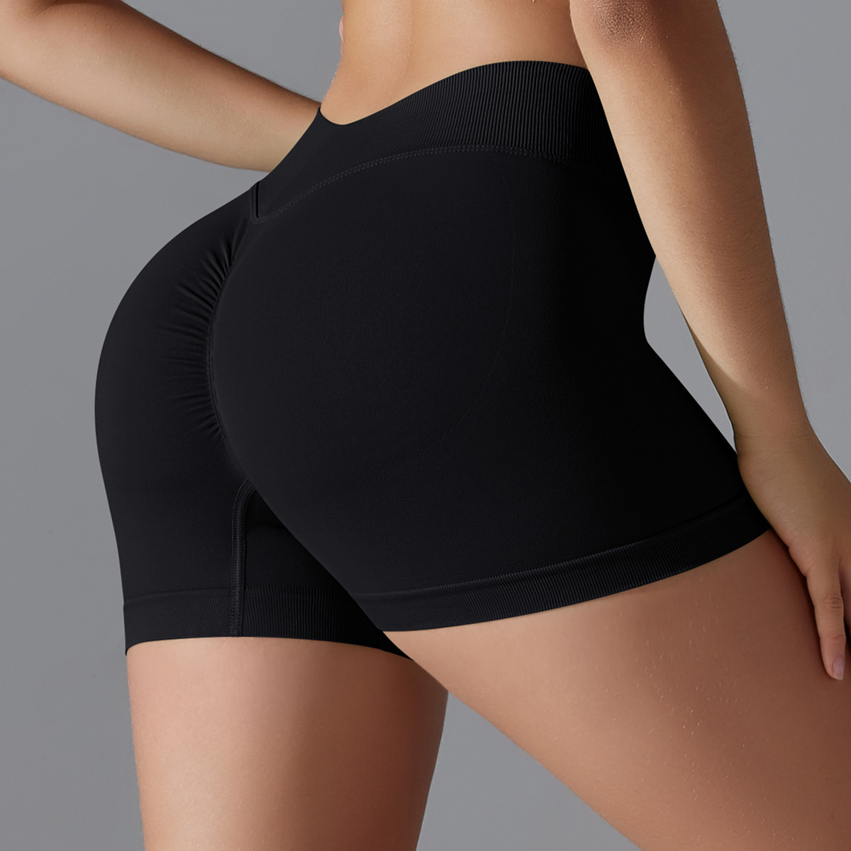 SKU-01-6664 Shorts-Black