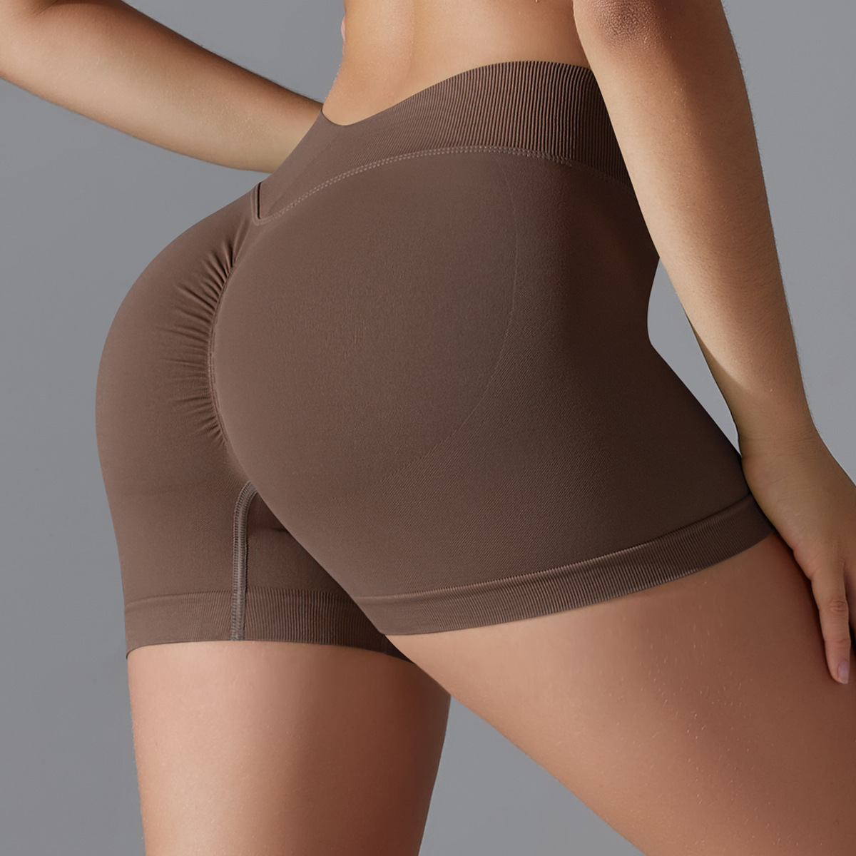 SKU-05-6664 Shorts-Brown