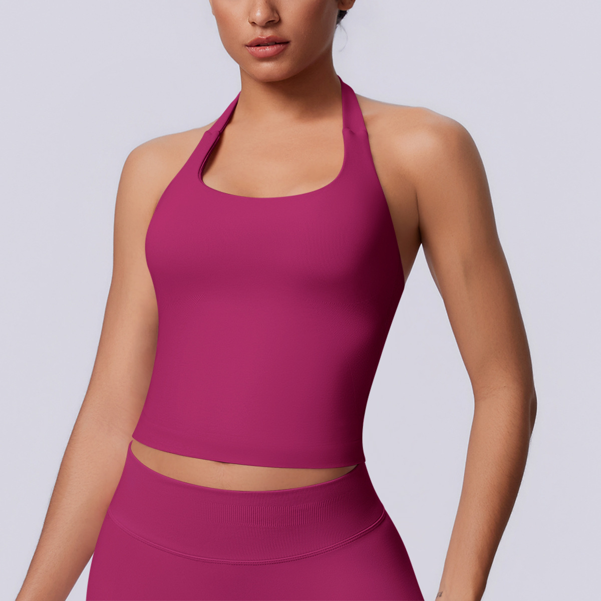 SKU-10-6706 vest-wildberry color