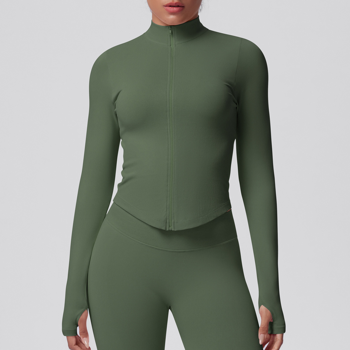 SKU-02-6704 jacket-olive green