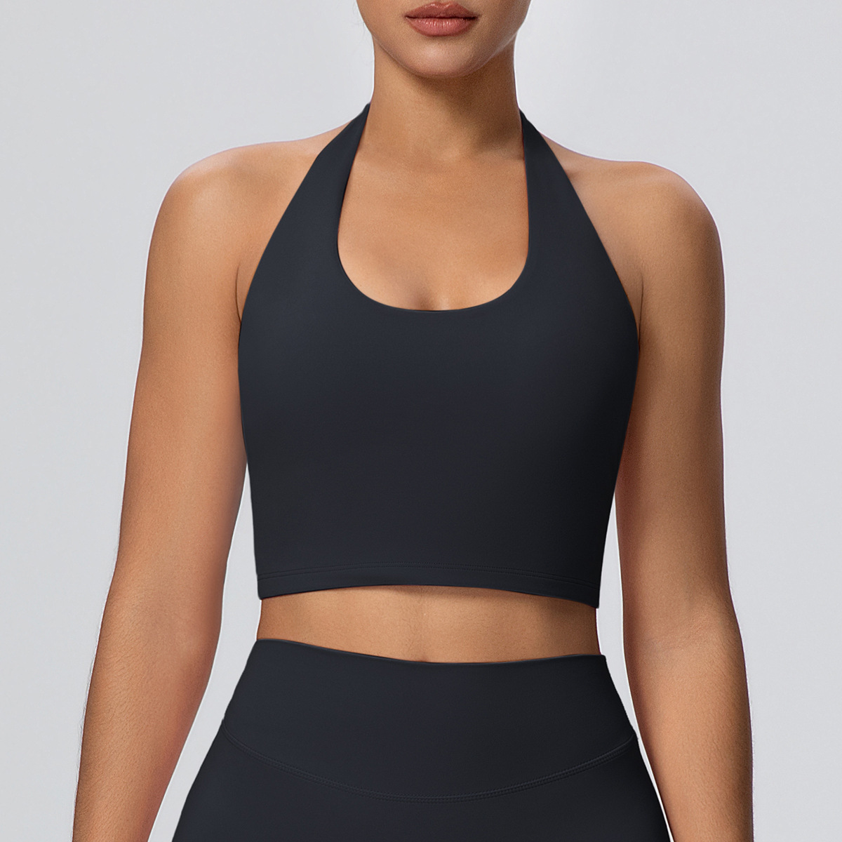 SKU-02-7125 halter bra-black