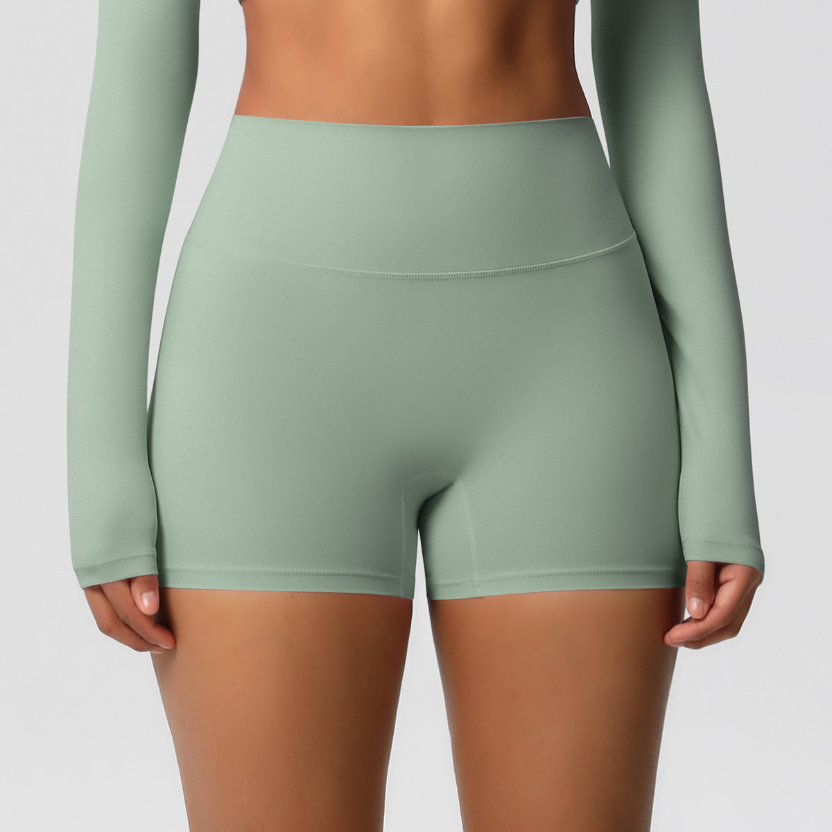 SKU-04-7101 shorts-basil green