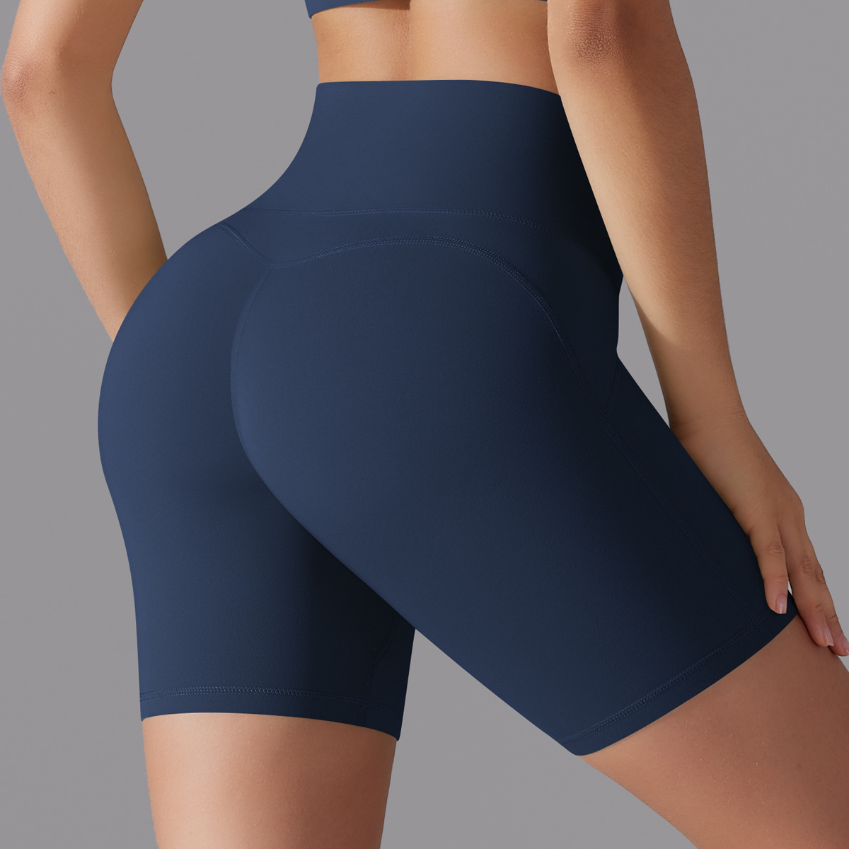 SKU-04-7054 antibacterial shorts-navy blue