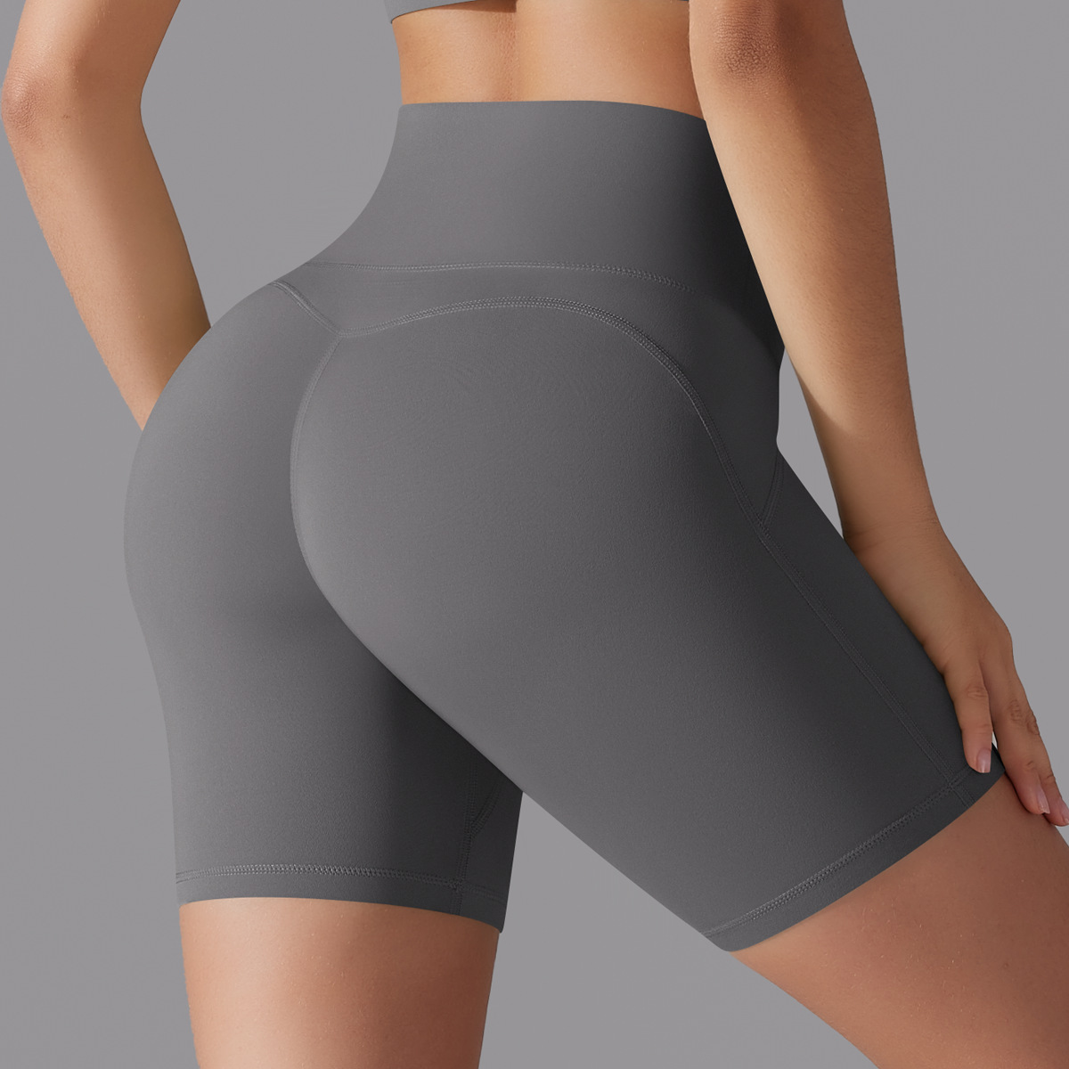 SKU-13-7054 antibacterial shorts-titanium gray