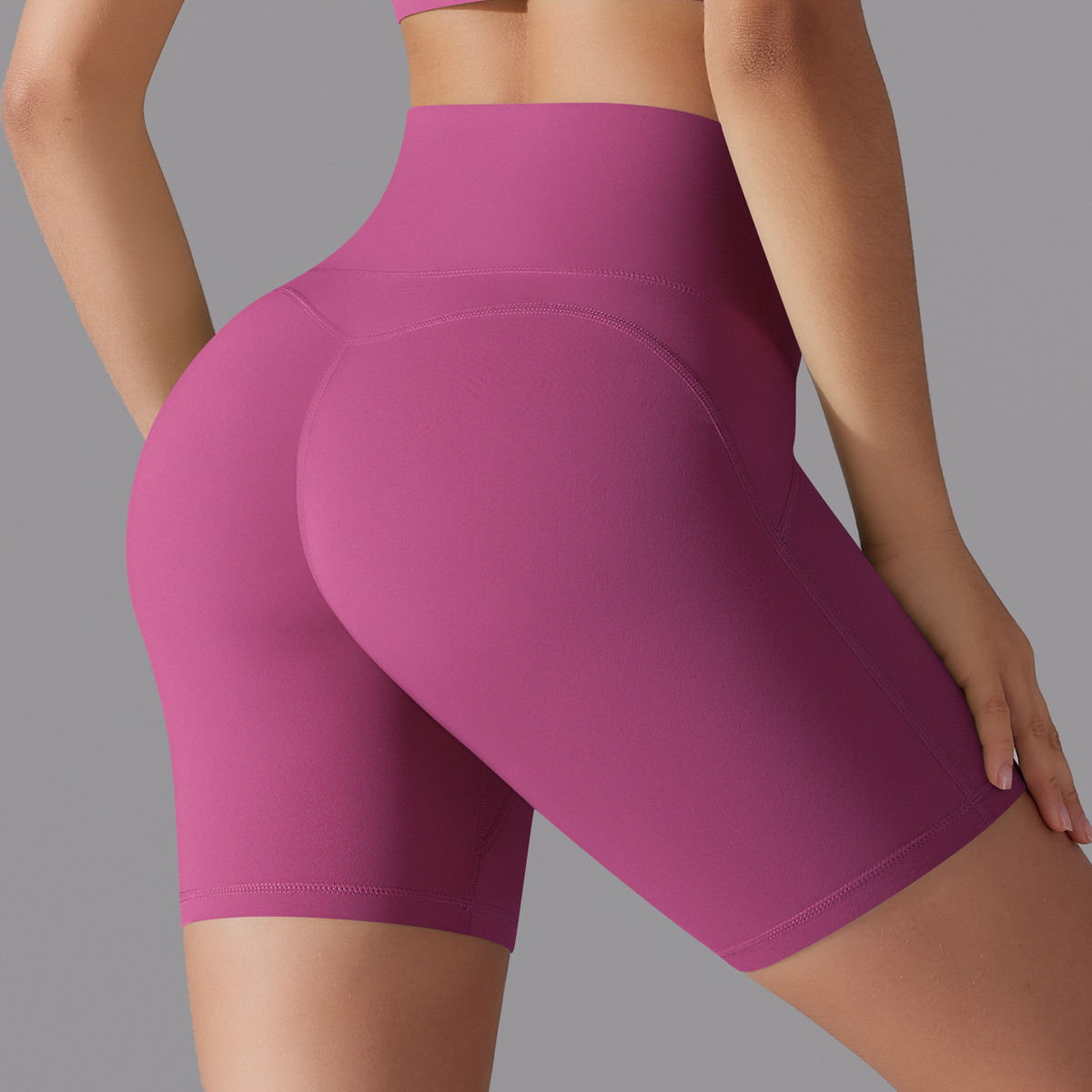 SKU-02-7054 antibacterial shorts-pink lychee