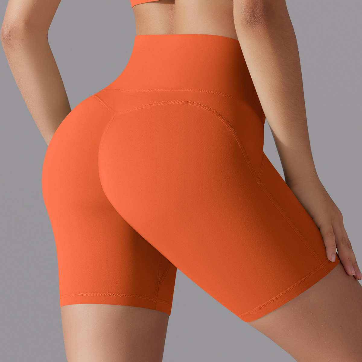 SKU-12-7054 antibacterial shorts-Shi orange