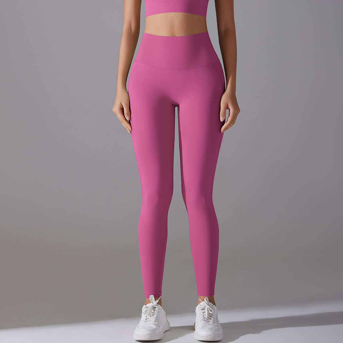 SKU-02-7053 antibacterial trousers-pink lychee