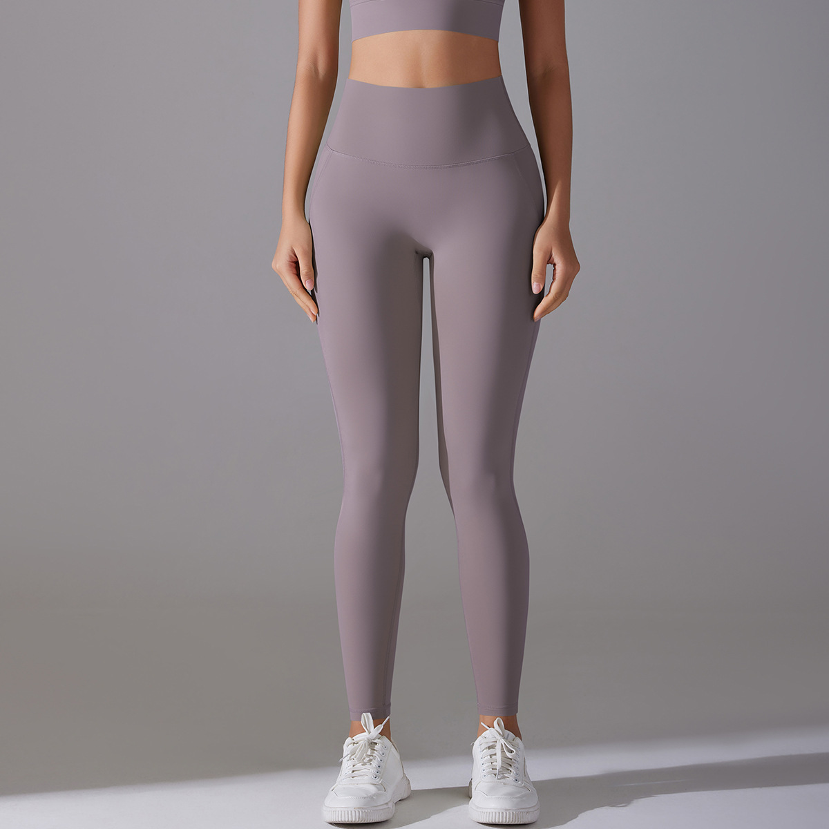 SKU-10-7053 Antibacterial Trousers-Mulberry Purple