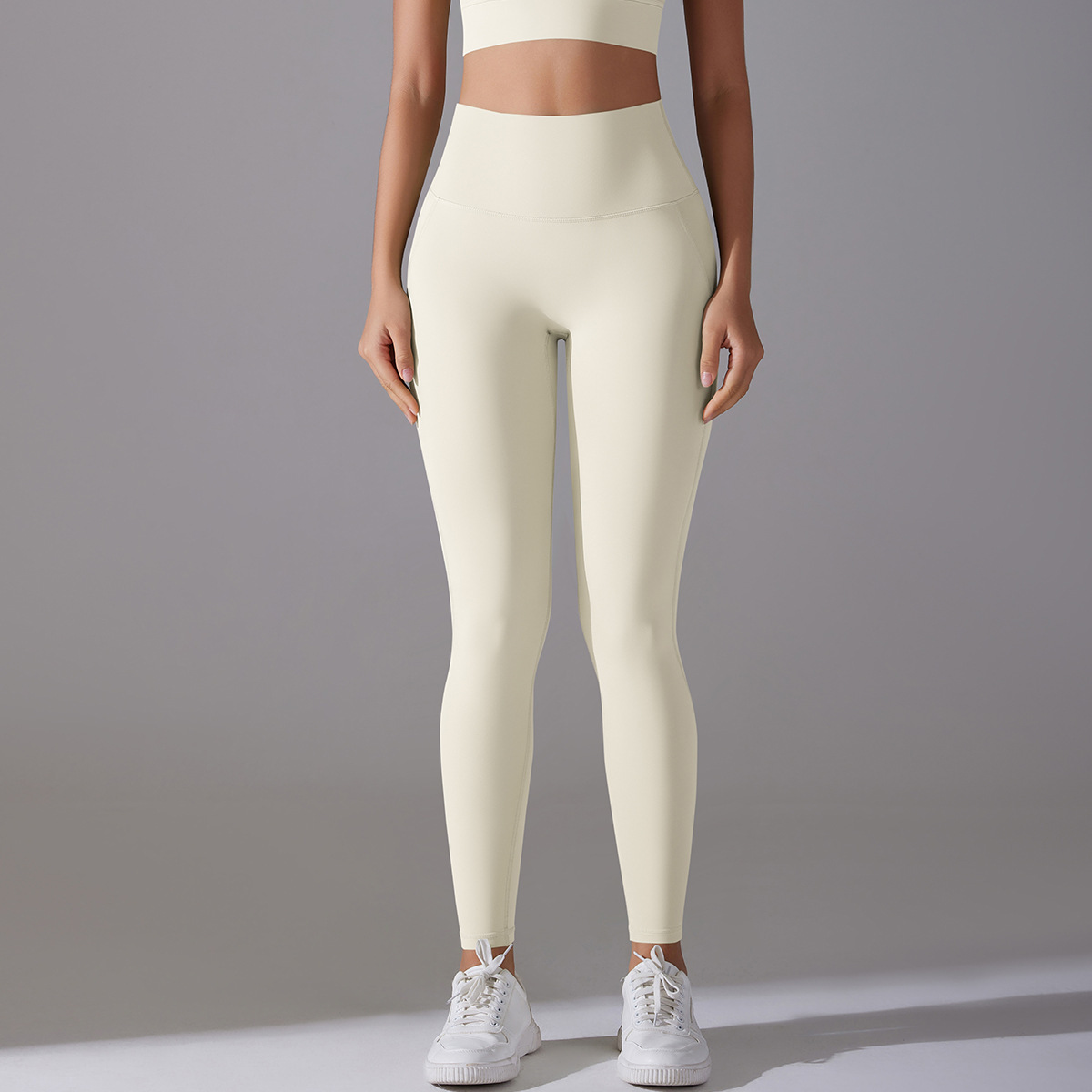 SKU-09-7053 antibacterial trousers-light ivory