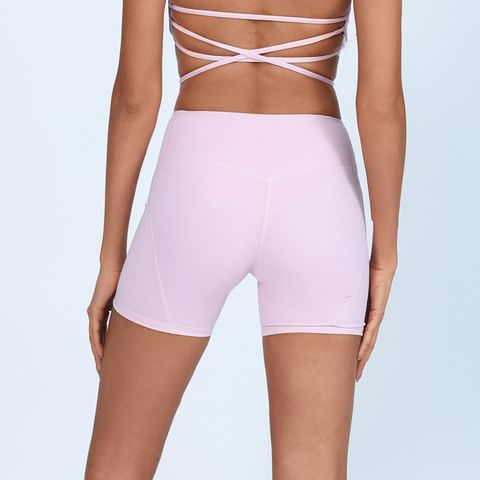 SKU-06-樱花粉短裤