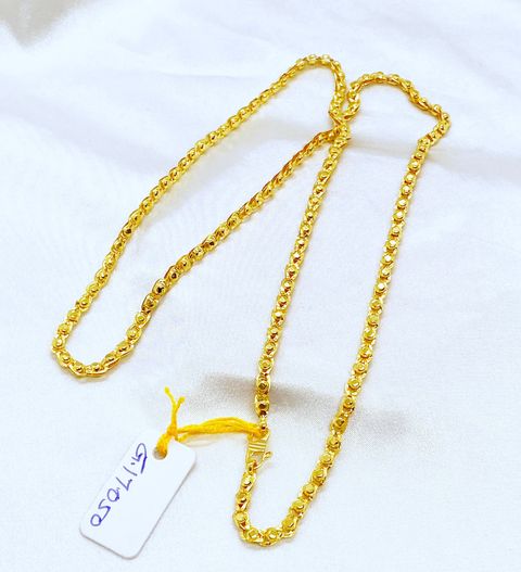 916 New Gold Parappu Chain 17.05g 33Cm – BayarNANTI by Anna Jewels ...