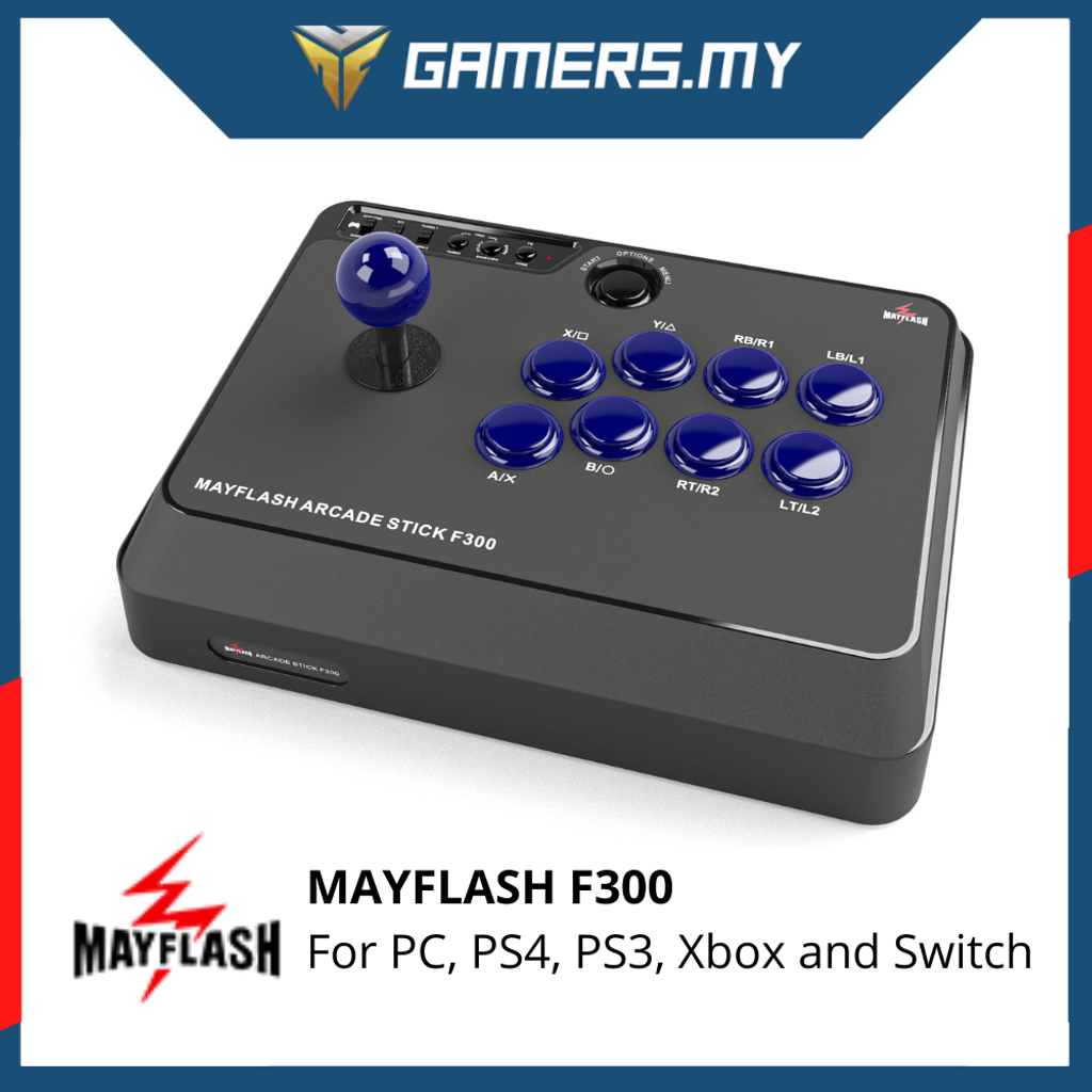 Mayflash F300 Arcade Fight Stick Joystick for PC / PlayStation / XBox /  Nintendo Switch / NeoGeo – Gamers.my