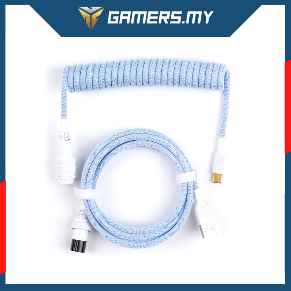 5 Pin GX16 Aviator Connector 6 Feet  1.8 Meter Coiled Cable USB Type C - 5A Fast Charging (3).png