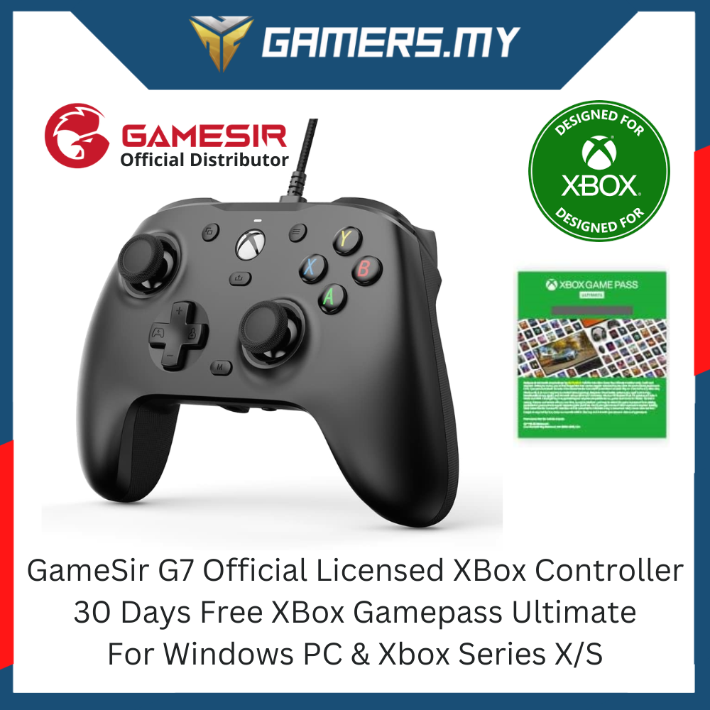  GameSir G7 SE Wired Controller for Xbox Series XS, Xbox One &  Windows 10/11, Plug and Play Gaming Gamepad with Hall Effect Joysticks/Hall  Trigger, 3.5mm Audio Jack : Video Games