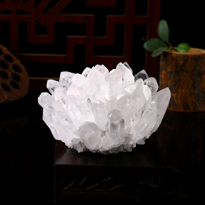 白水晶簇