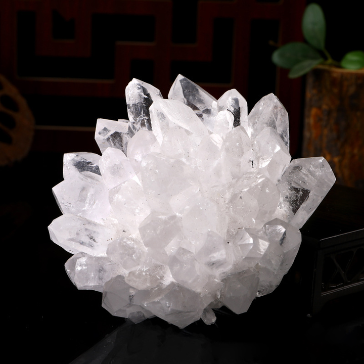 白水晶簇