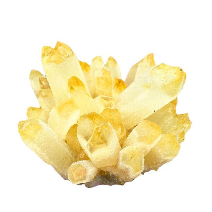 黃水晶簇