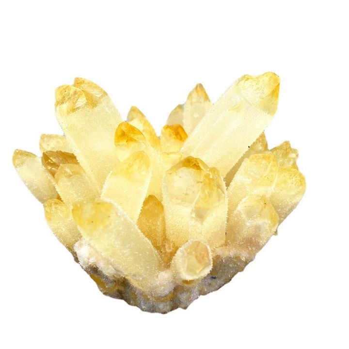 黃水晶簇